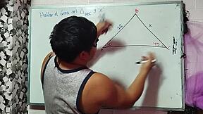 whoa that nerdy asian teacher triangle got hot