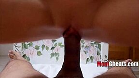 Stepmom fucks stepson hard while stepdad's away in taboo mommy reality play