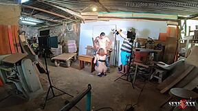 behind scenes luara amaral niece hits first orgasm creampie with bettohfitness binho ted