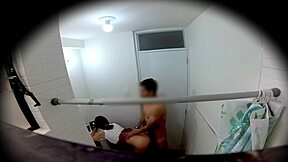 mexican college girl fucks in bathroom after holiday party miniskirt upskirt orgasm