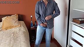 stepmom offers her fat ass and huge tits for two massive cumshots on her big cock