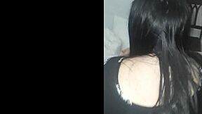 fucking hairy pussy secretly in friends house during wild party