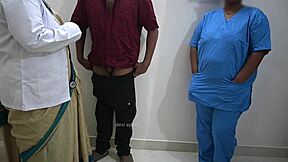 hey patient wanna watch this horny indian lady doctor flash and fuck?