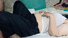 Indian big ass stepsis hairy armpits swinging boobs missionary fuck