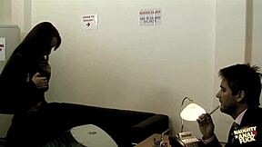 that hung policeman and immigration officer dp the erotic czech brunette before she enters england