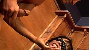 What if blindfolded milf gets rough pussy pounding?