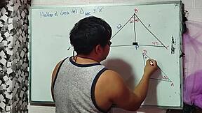 whoa that nerdy asian teacher triangle got hot