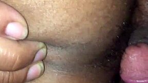 my tight virgin ebony anus waits for first anal stretch