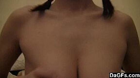 watch this cute petite pigtail teen strip n tease on webcam... clothes get ripped!