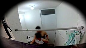 mexican college girl fucks in bathroom after holiday party miniskirt upskirt orgasm