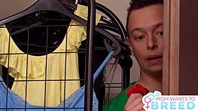 oh man natalie grace catches me nikki nutz sniffin her panties then i fill her milf pussy with cum