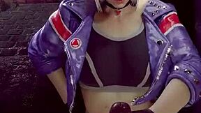 i'm overwhelmed by athletic ass handjob exploding in epic facial cumshot animation