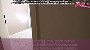 german teen's tight ass craves shower pov pounding