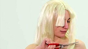 i made that submissive bitch shave her hairy pussy bald before hardcore pounding