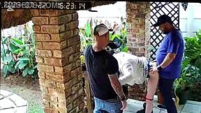 cuckold buddy begs me to bend his petite slut wife over doggystyle while he strokes furiously