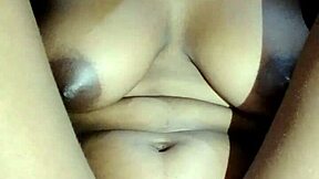 girl shows off her panties and cute tits casually