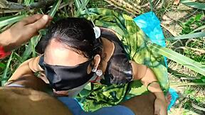 Hot sexy Indian wife bent over doggystyle anal assfucking blowjob homemade horny cumshot frenzy!