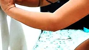 oily halloween stepdaughter blows black stepdad cock