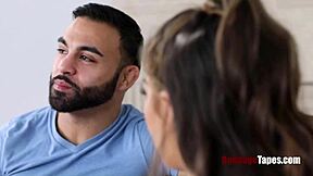 oh god brunette teen sofie reyez 18+ signs bdsm contract for choking spanking riding submission!!