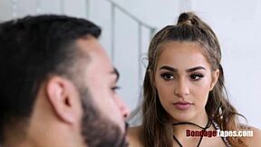 oh god brunette teen sofie reyez 18+ signs bdsm contract for choking spanking riding submission!!