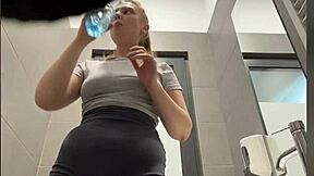 First-Time Public Toilet Pounding!!