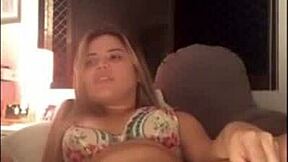 Yasmin mineira strips bare and chills solo in quarantine