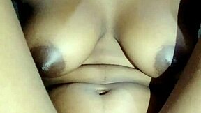 girl shows off her panties and cute tits casually