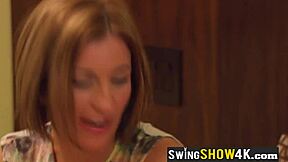 stunning swinger babes get hot massages turning into a wild group orgy action