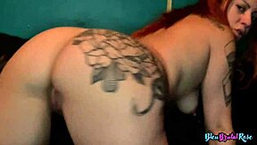 big ass ginger milf facesits pussy licked then doggystyle fucked cowgirl rides big cock