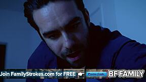 How Horny Stepson Raw Dogs Curvy Stepmom Beside Sleeping Stepdad?