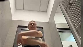 First-Time Public Toilet Pounding!!