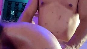 Two massive bbc monsters stretch brazilian milf's tight ass and pussy holes wide