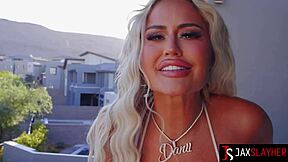 Curvy Danii Banks Teases Before Taking Big Black Cock Deep—Rough Interracial Pounding Makes Her Juicy Pussy Drip!