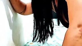 oily halloween stepdaughter blows black stepdad cock