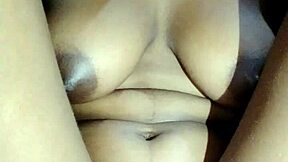 girl shows off her panties and cute tits casually