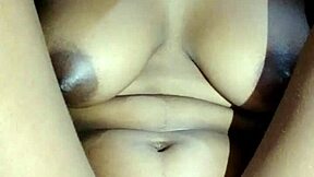 girl shows off her panties and cute tits casually