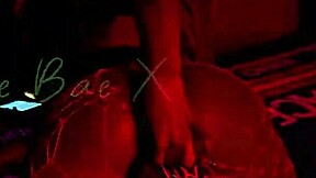 Sitting Bored And Horny In Room Thinking About Stepdad's Huge Bareback Plunge Into Ebony Pussy With Monster Black Cock