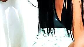 oily halloween stepdaughter blows black stepdad cock