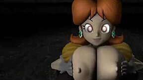 i get possessed watching daisy's huge tits crush that monster cock titfuck