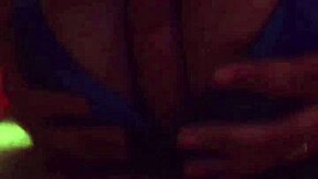 wow! pretty bikini babe takes tittyfuck facial cumshot explosion