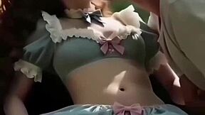 Wow! Ai pretty girl strips sexy outfit for wild forest sex romp!