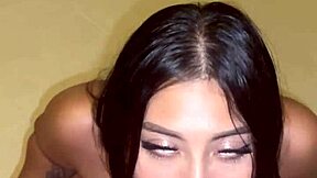 handjob and blowjob session ends with tons of semen everywhere