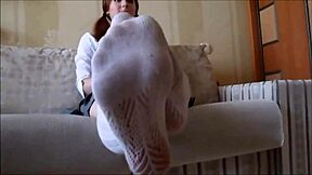 think you can worship these dirty feet without cumming too soon?