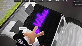 big ass furry girl shows off her curves