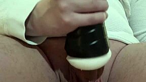 i fuck fleshlight hard with close cumshot view