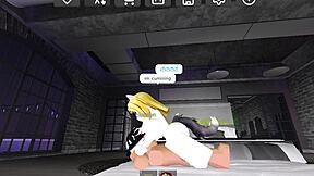 big ass furry girl shows off her curves