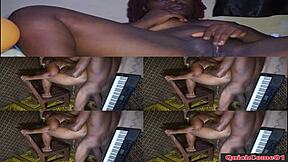 ever imagine a studio engineer bending his student over for wild fun after class till that crazy doggy goes massive