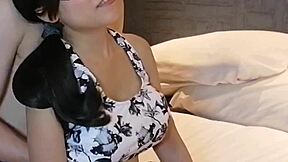 teasin my busty swimsuit gf nipples til she cums closeup!!