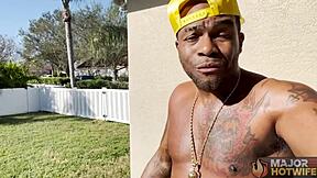 Skinny brunette milf mandy rhea deepthroats rome majors monster cock