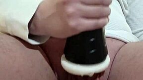 i fuck fleshlight hard with close cumshot view